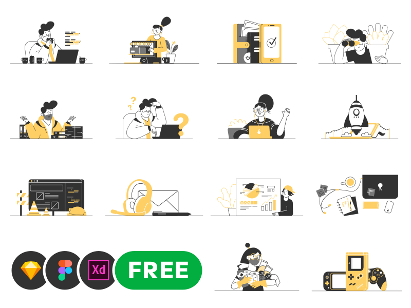20 Free Vectors And Customizable Illustrations Wevectors 20 Free Vectors And Customizable Illustrations Wevectors